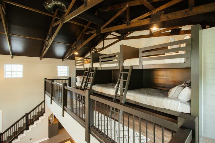 6 bunk beds